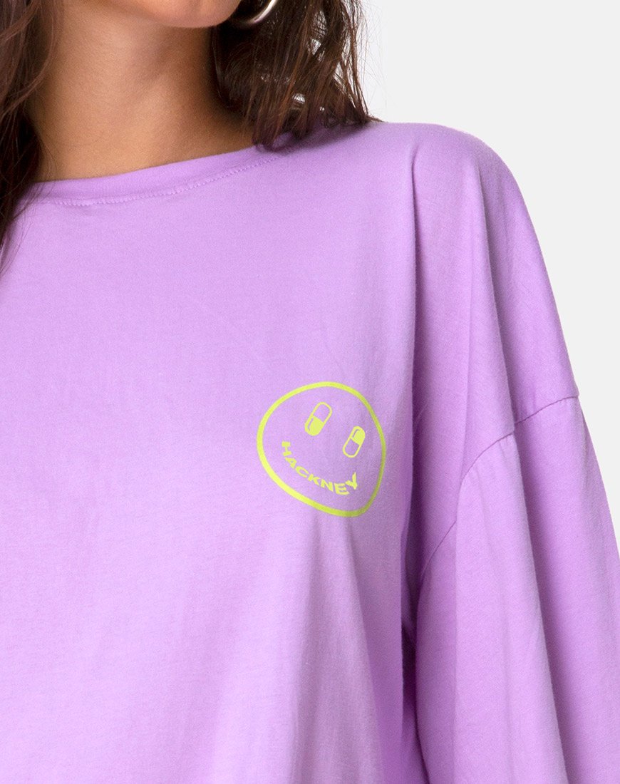 Image of Lotsun Sweatshirt in Purple Yellow Dream Scape