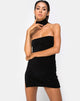 Image of Luste Bodycon Dress in Rib Black