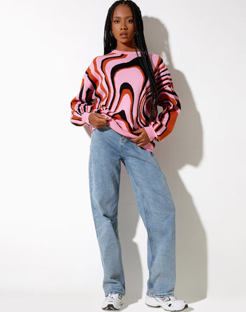 Jersey Mably en Mega Ripple Marrón