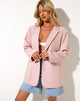 Image of Maiwa Blazer in Soft Pink