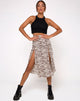 Image of Malika Midi Skirt in Easy Tiger Cocoa
