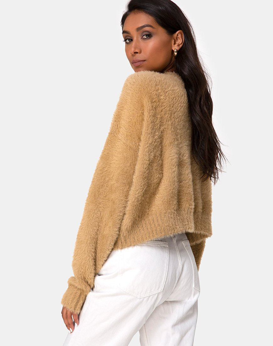 Image of Margo Jumper in Knit Taupe