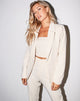 Image of Marwah Blazer in Cream