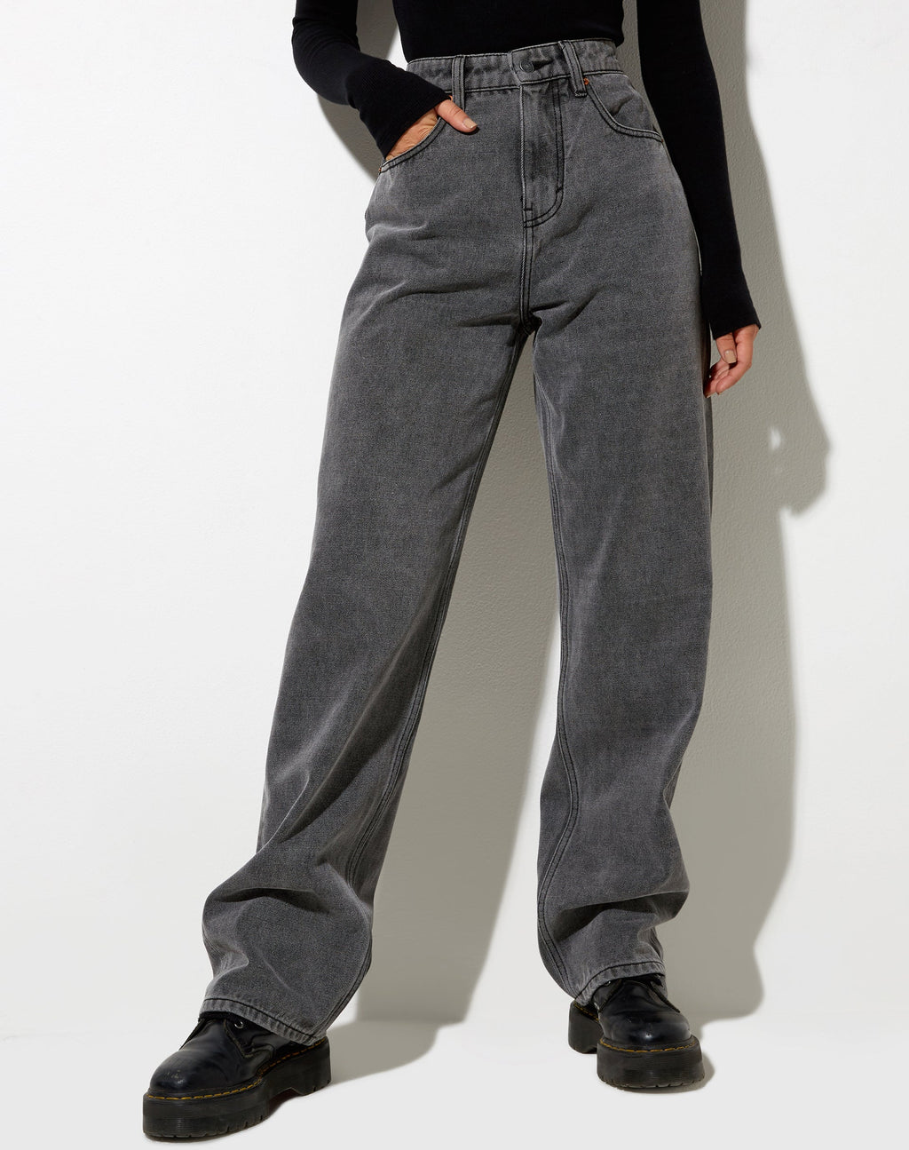 Parallel Jeans in Smoke Grey