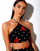 Image of Maudy Crop Top in Cuban Rose