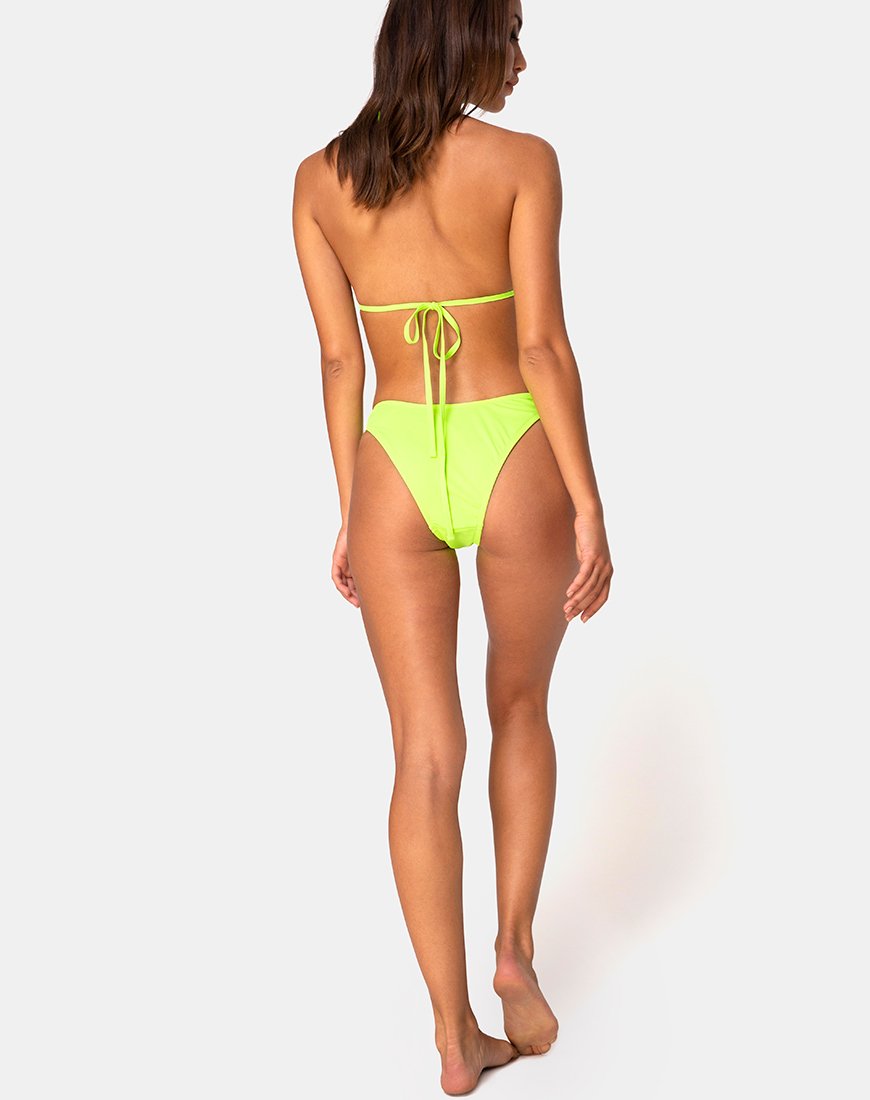 Miro Lime Bikini Top