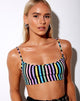 Image of Micro Crop Top in New Stripe