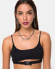 Image of Milipe Crop Top in Black Buckles