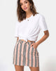 Image of Mini Broomy Skirt in Classic Stripe Vertical