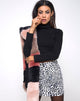 Image of Mini Broomy Skirt in Dalmatian