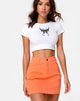 Image of Mini Broomy Skirt in Coral