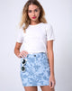 Image of Mini Broomy Skirt in Sky Rose