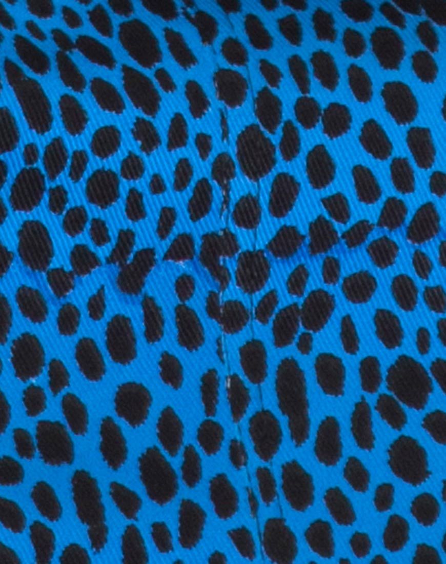 Image of Mini Broomy Skirt in Wild Cat Blue