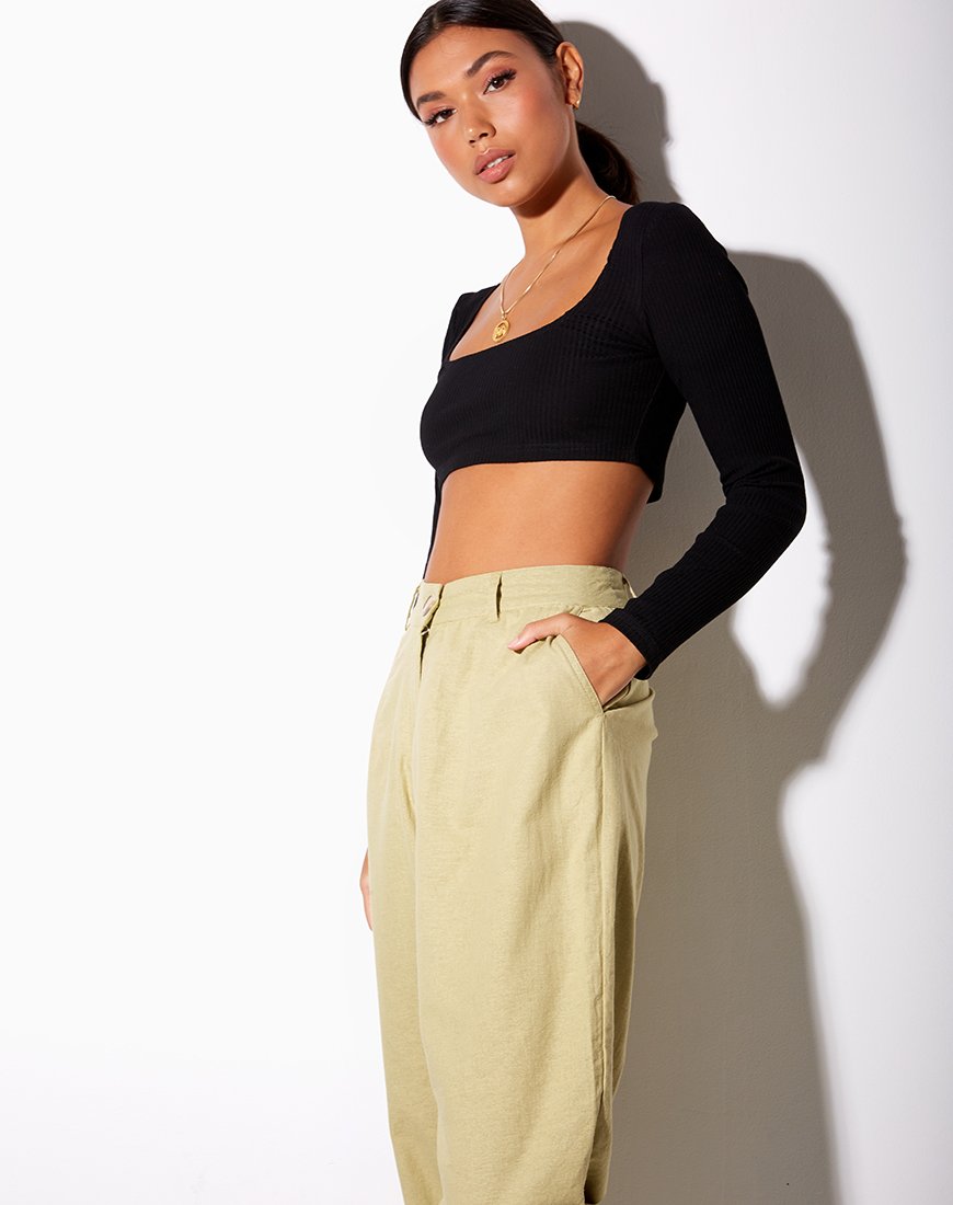 Image of Misca Trouser in Dusky Green