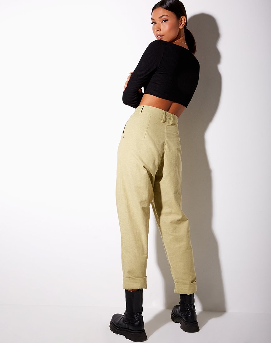 Image of Misca Trouser in Dusky Green