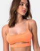 Image of Misho Crop Top in Fluro Orange