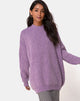 Image of Mody Jumper Knitted in Light Purple