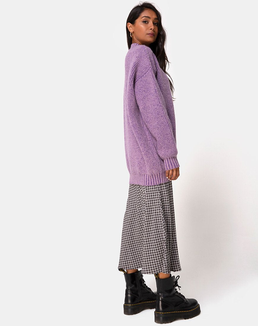 Image of Mody Jumper Knitted in Light Purple
