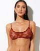 Image of Molly Lace Bralette in Picante