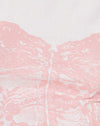 White Pink Corset Print