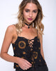 Image of Moode Cami Top in Celestial Black