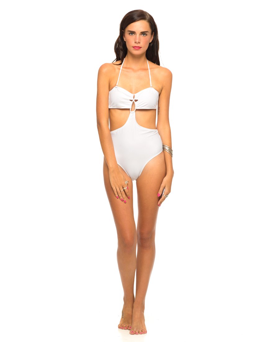 Image of Moonbeam Swimsuit in White