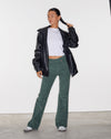Image of MOTEL X OLIVIA NEILL Bootleg Jeans in Cord Green