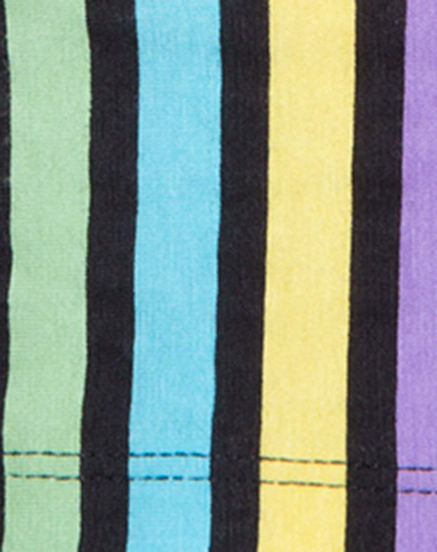 Image of Kimmy Bodycon Skirt in New Stripe