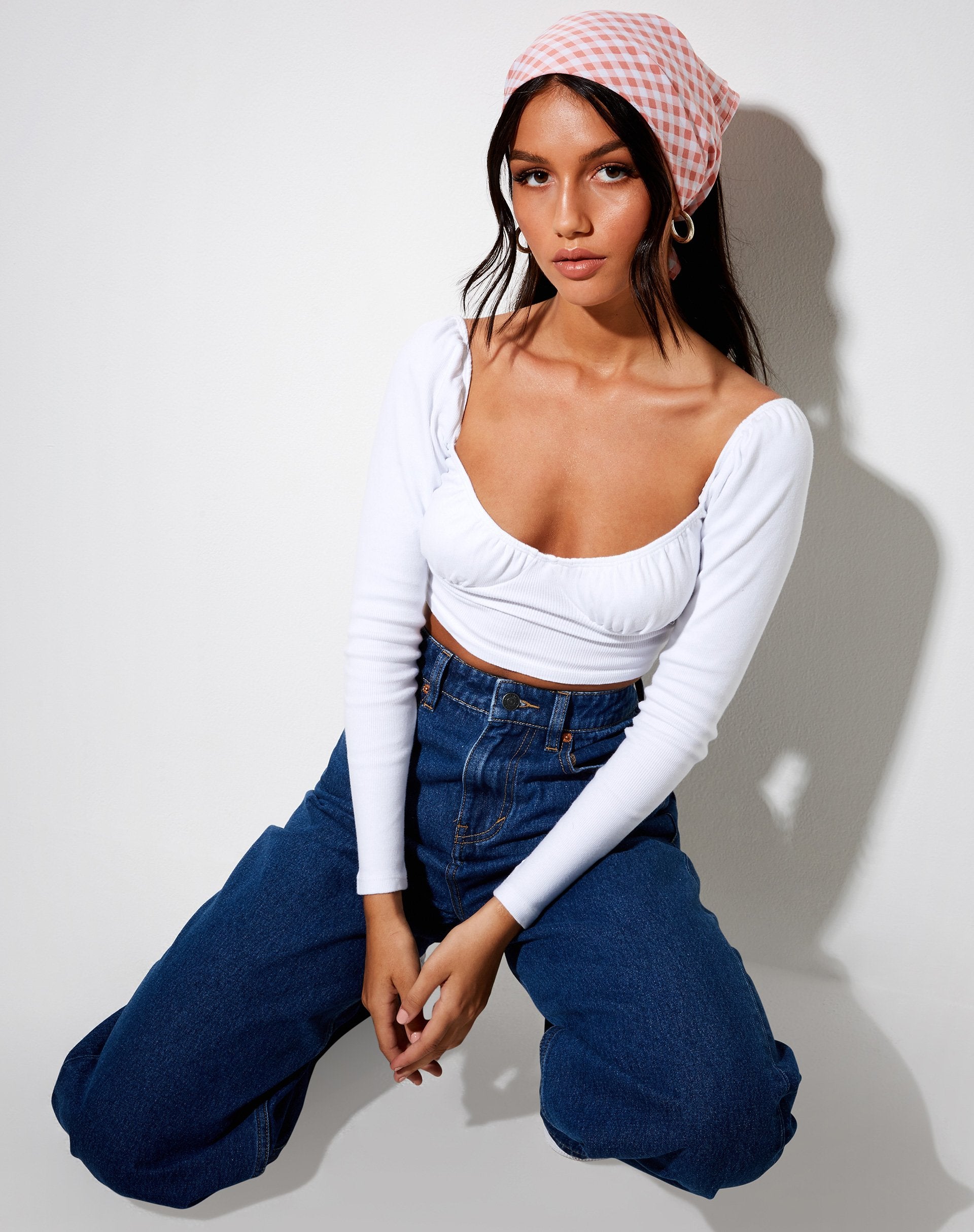 Image of Bandana in Pink Check
