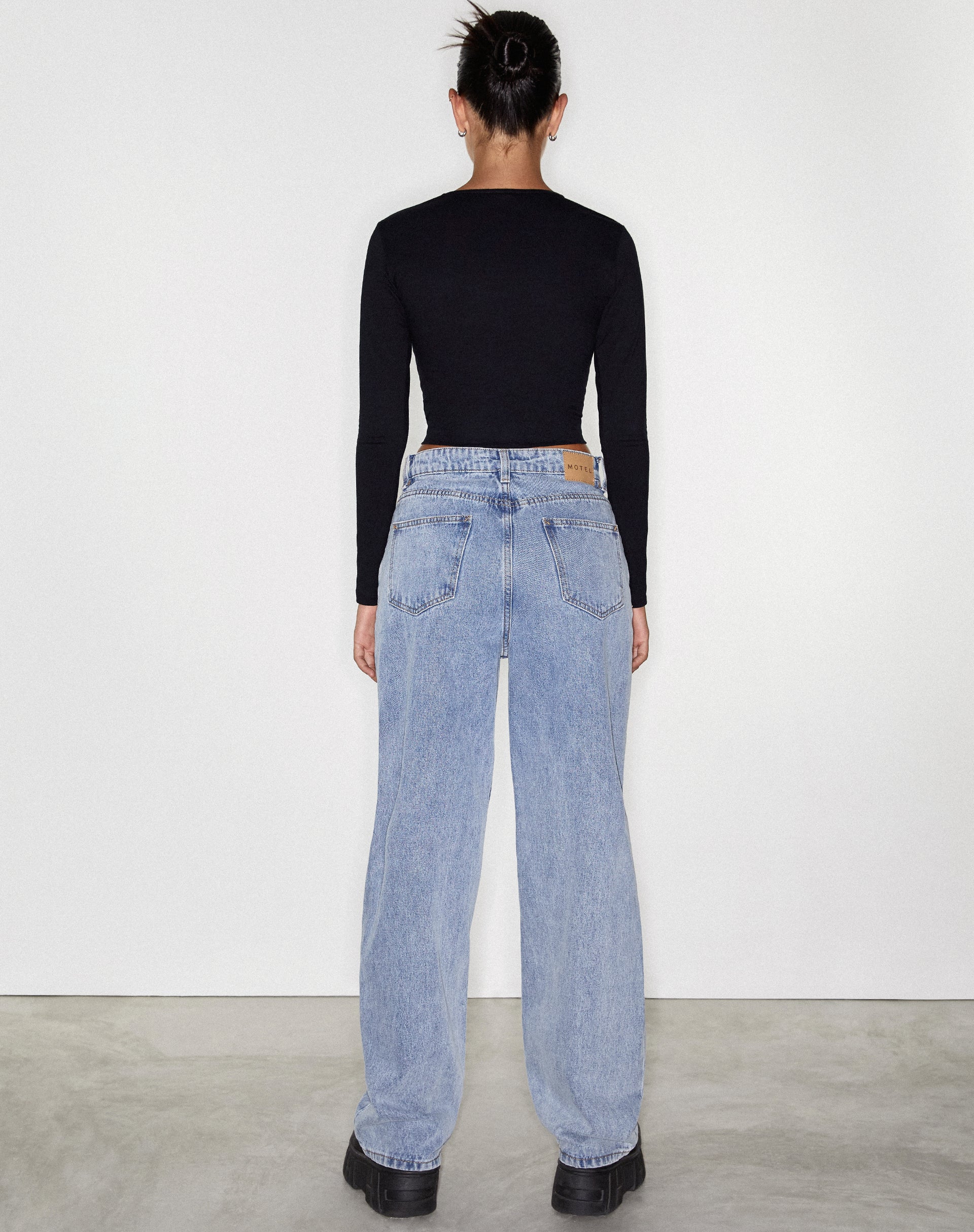 CRANK DESTROYED WIDE JEANS　M 08aug_28495-