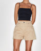 Image of Mom Denim Short in Winter Sandwash