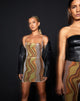 Image of MOTEL X IRIS Bexley Mini Dress in Earthy Gradient