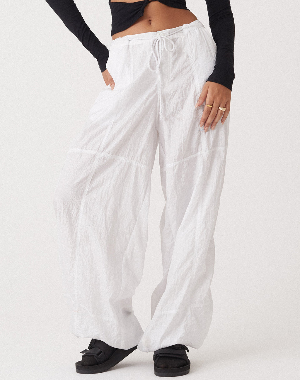 Motel x Olivia Neill Phil Trouser in Parachute Ivory