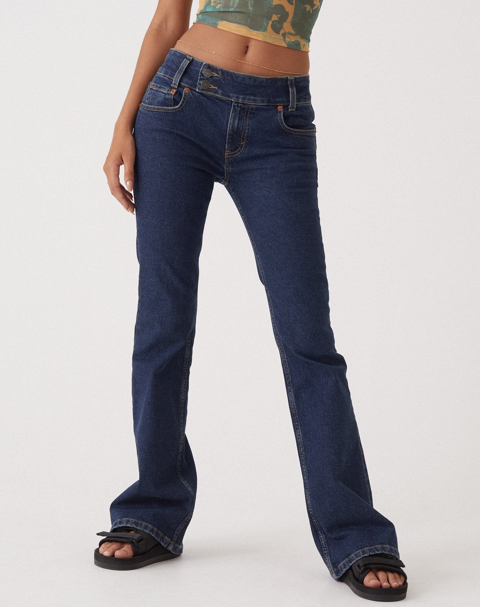 Bootleg low rise jeans Clearance