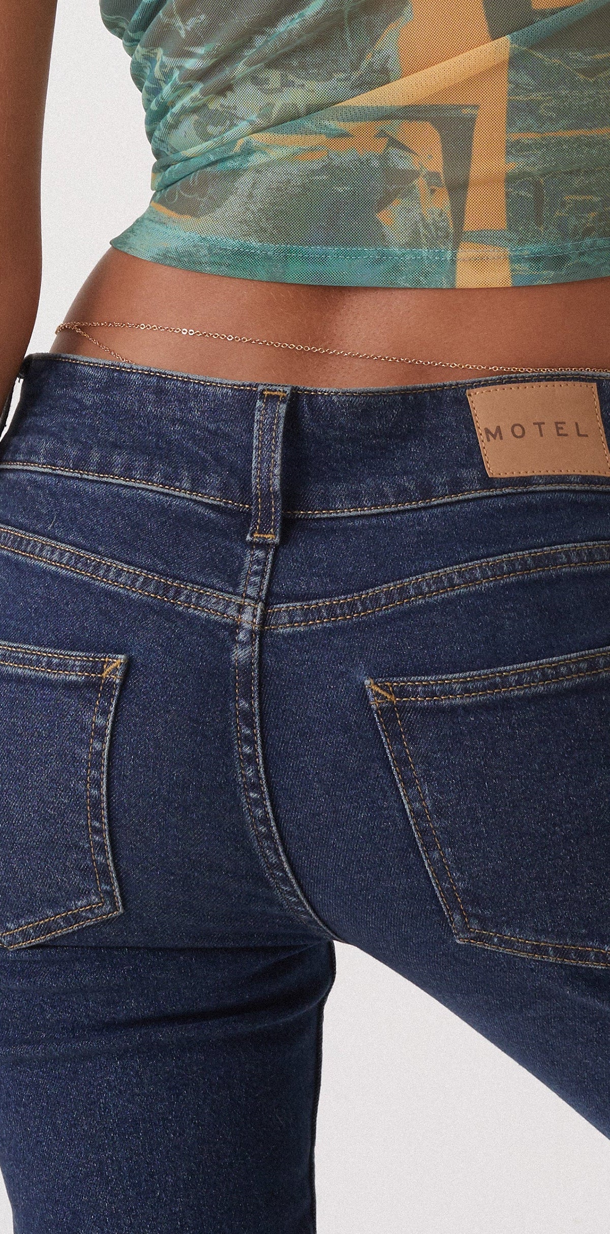 Dark Blue Low Rise Flare Bootcut Denim Jeans | Low Rise Bootleg ...