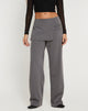 Image of Nahata Trouser Skirt in Charcoal