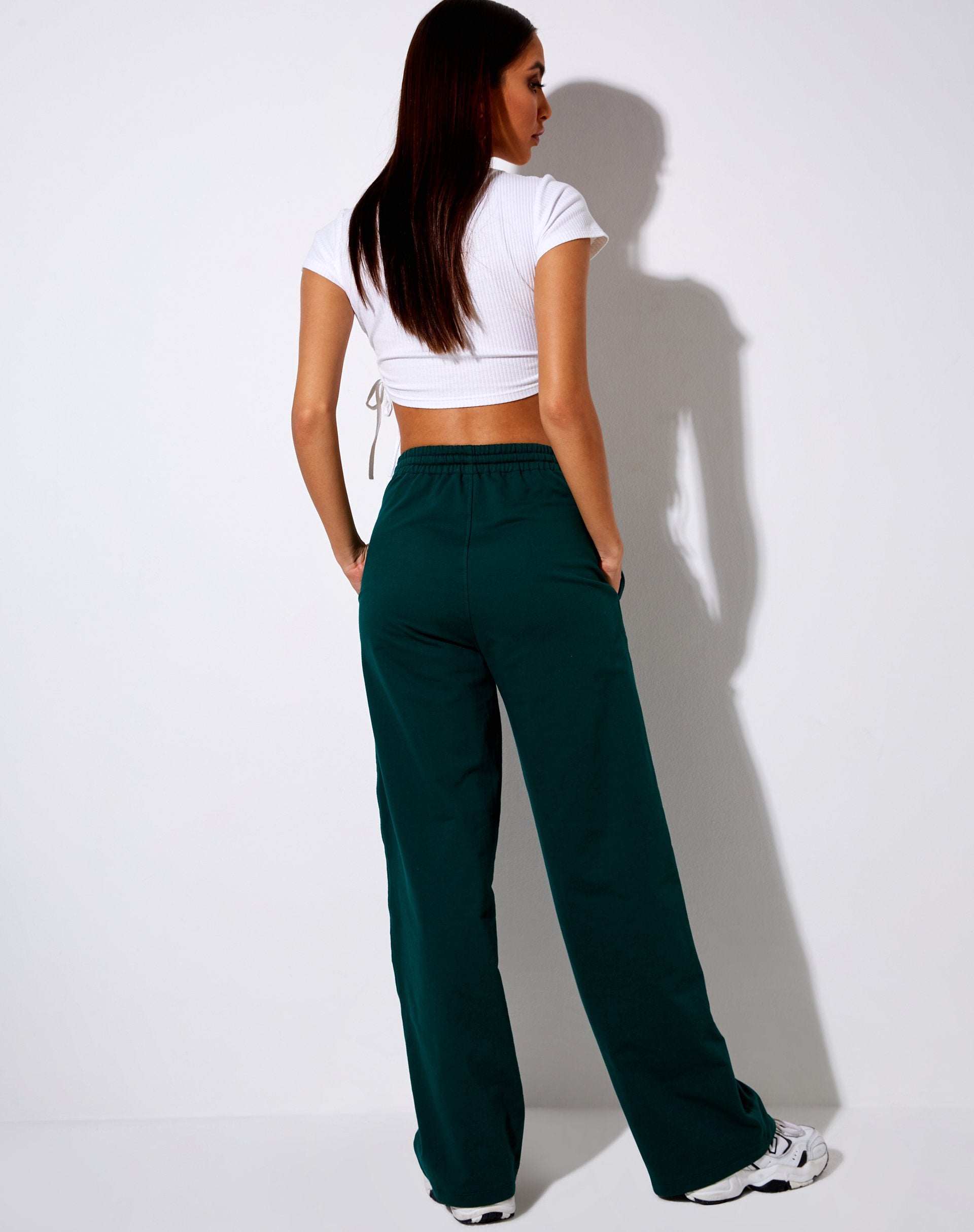 Image of Nattan Jogger in Bottle Green “Angel” Embro