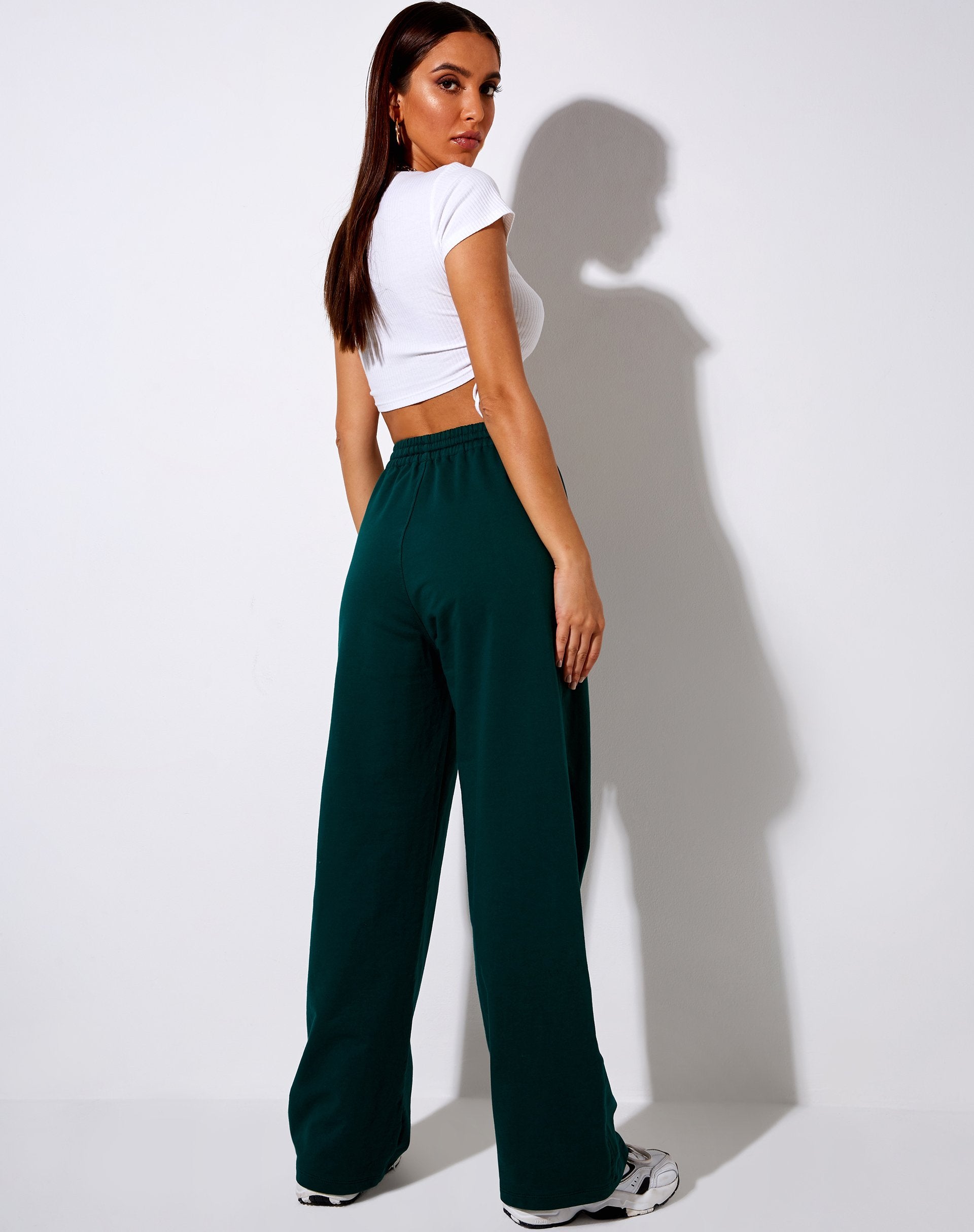 Image of Nattan Jogger in Bottle Green “Angel” Embro