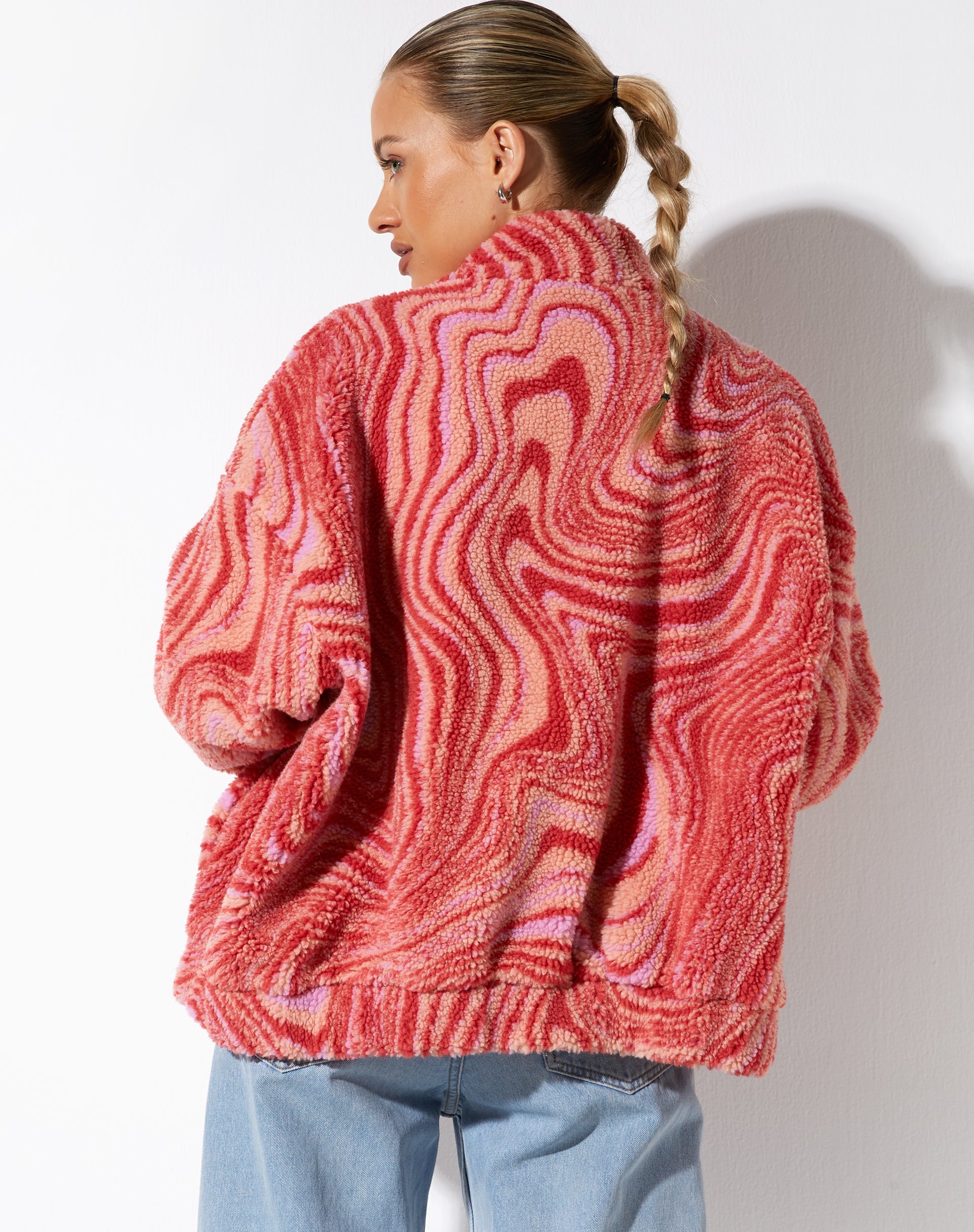 image of Nereo Jacket in Ripple Pink