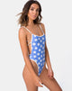 Image of Nicole Swimsuit in Daisy Stamp