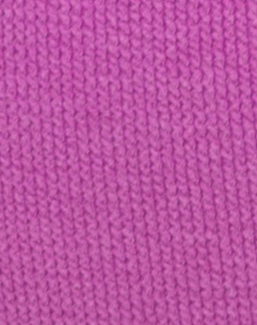 Image of Nishi Swimsuit in Crinkle Rib Violet