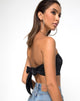 Image of Nolia Tube Top in Satin Black