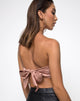 Image of Nolia Tube top in Satin Gold