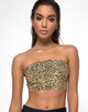 Image of Nolia Tube Top in Rar Leopard