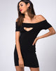 Image of Nunim Bodycon Dress in Black