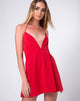 Image of Nutri Slip Dress in Red