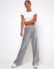 Image of Obeli Trouser in Velvet Rib Grey