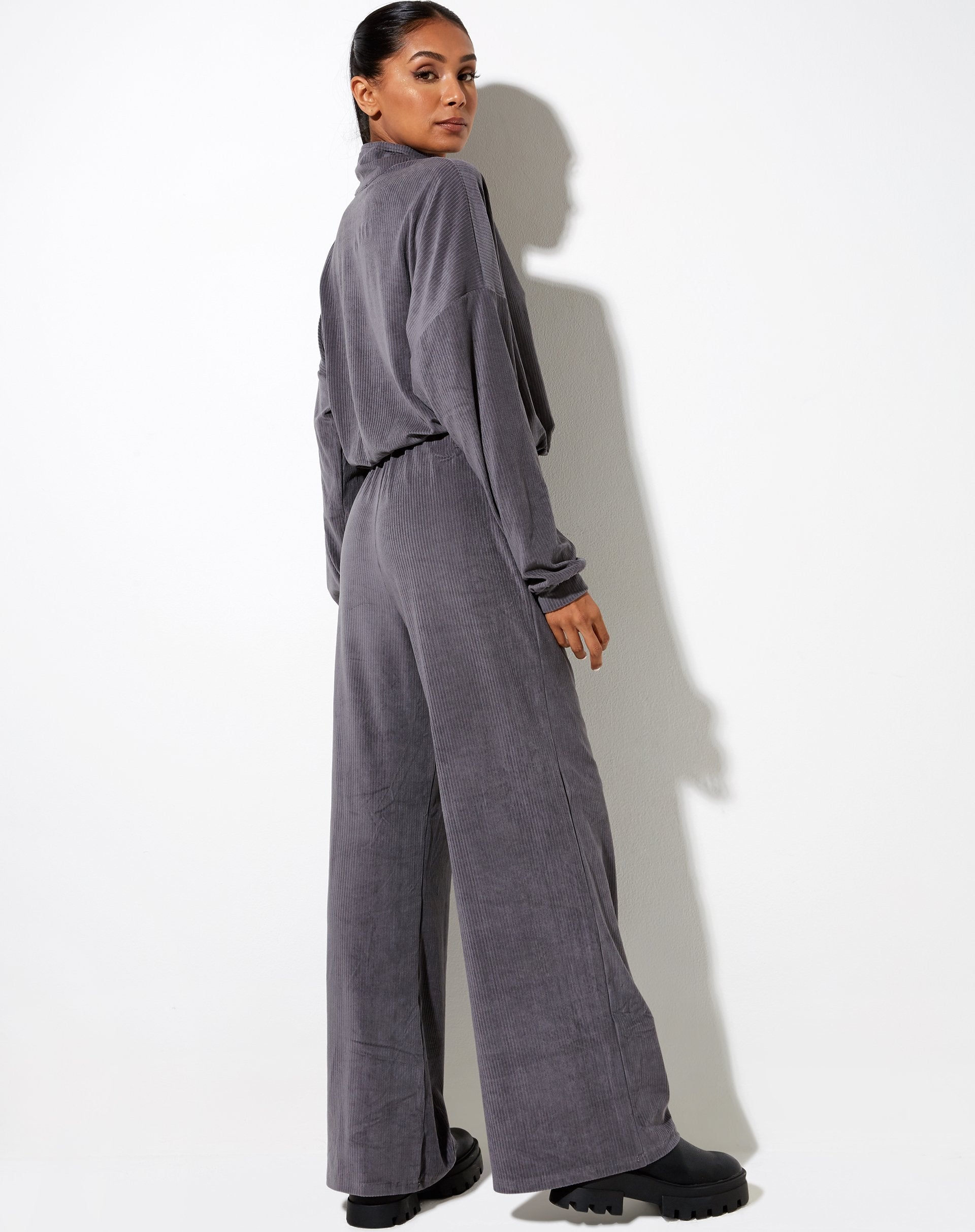 Image of Olini Jumper in Charcoal Grey Angel Embro