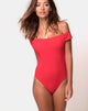 Image of Olivia Swimsuit in Baewatch Red