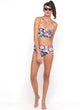 Image of Motel Opal Midi Rise Bikini Bottom in Cottage Garden